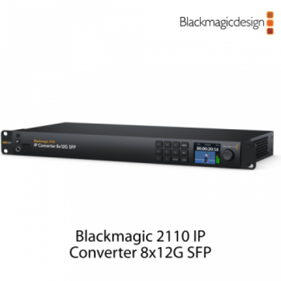 [신제품]Blackmagic 2110 IP Converter 8x12G SFP
